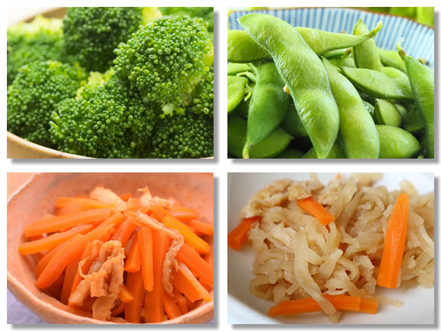 不溶性食物繊維の多い野菜
